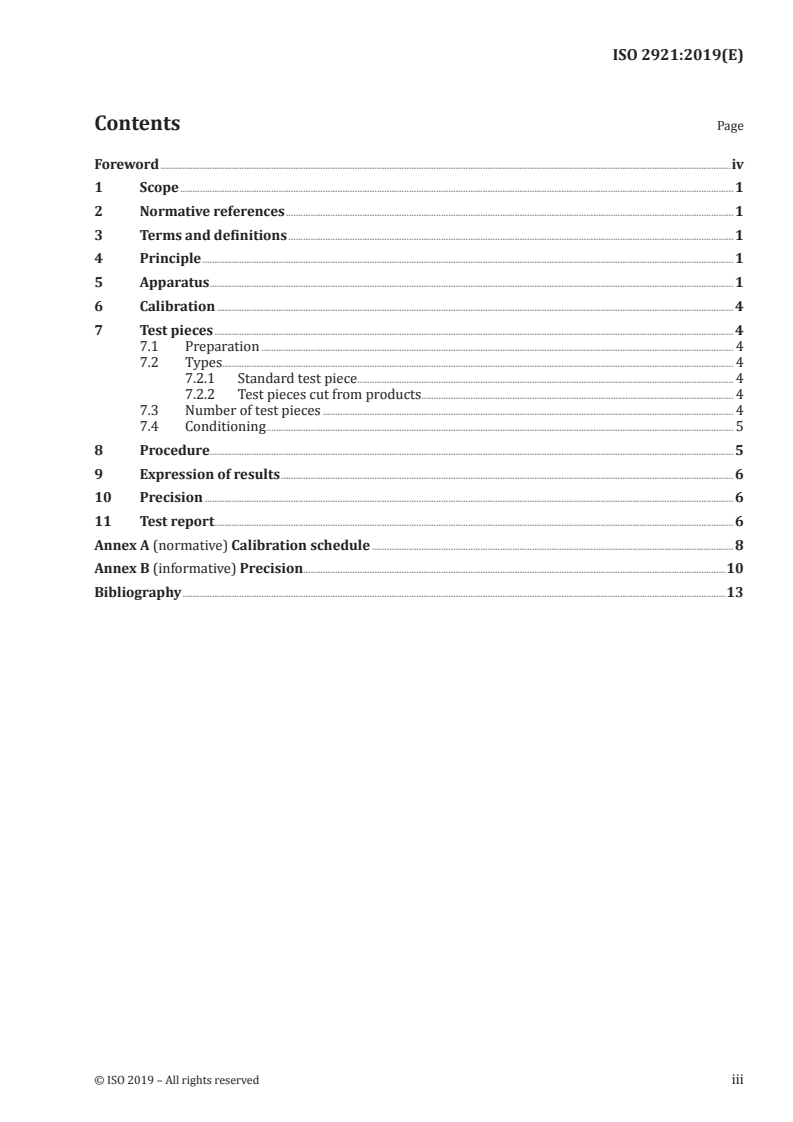 ISO 2921:2019 ISO 2921:2019 - Rubber, vulcanized — Determination of low-temperature characteristics — Temperature-retraction procedure (TR test)
Released:10/30/2019 - Page 3 preview