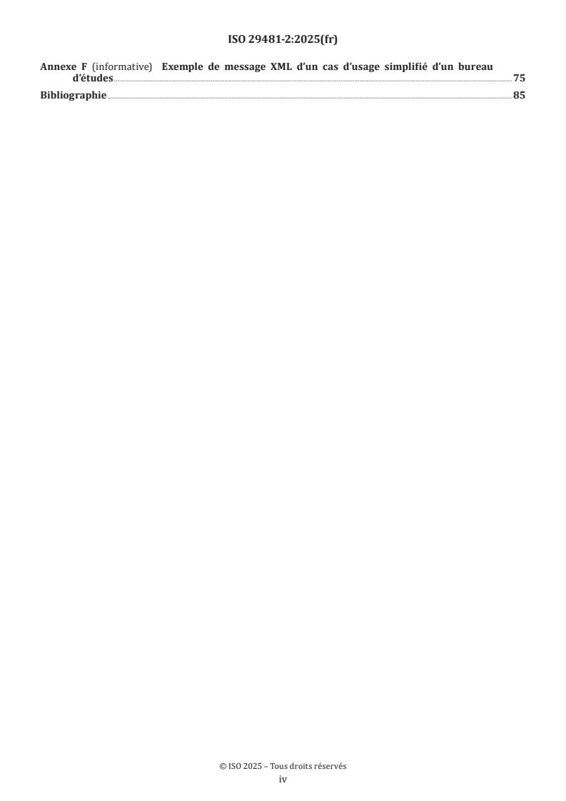 ISO 29481-2:2025 ISO 29481-2:2025 - Modèles des informations de la construction — Protocole d’échange d’informations — Partie 2: Cadre d’interaction
Released:11. 12. 2025 - Page 4 preview