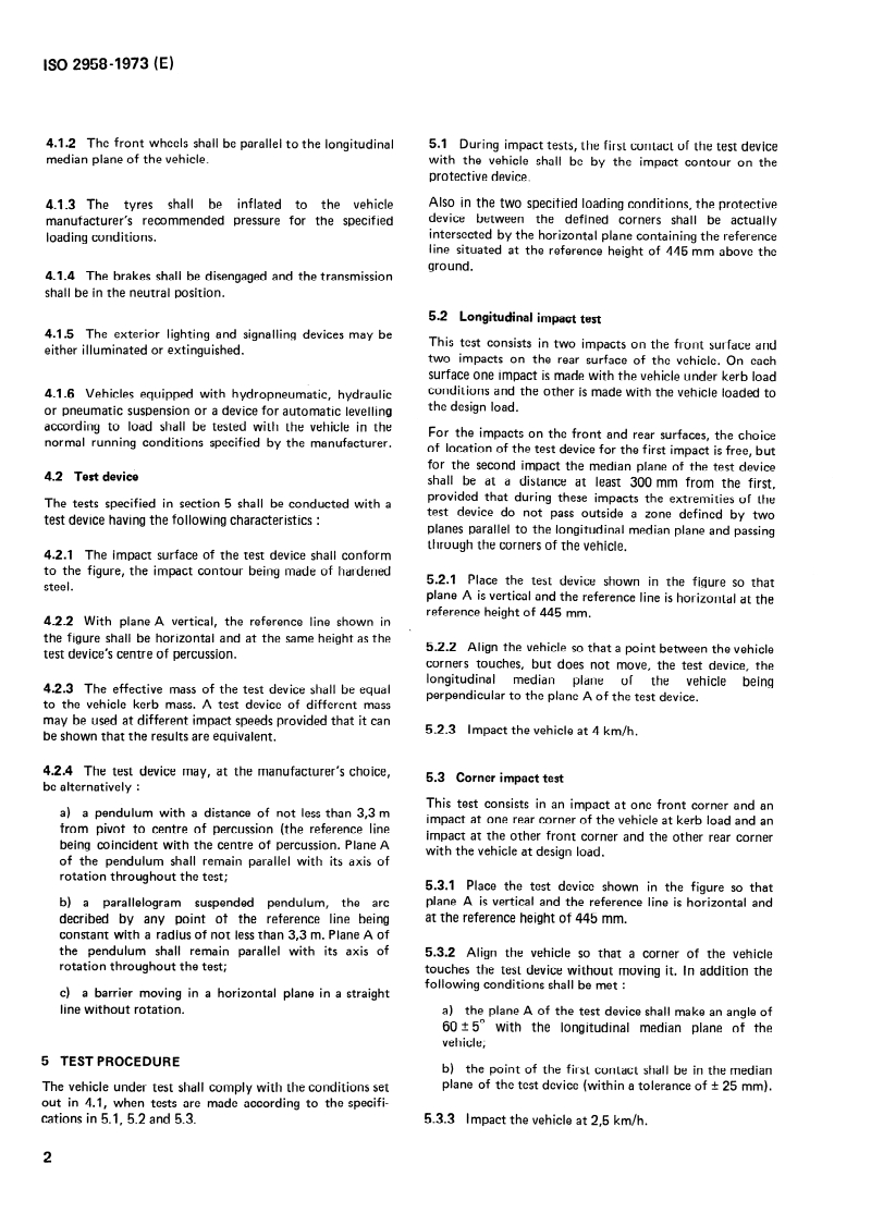 ISO 2958:1973 ISO 2958:1973 - Road vehicles — Exterior protection for passenger cars/1/1973 - Page 4 preview