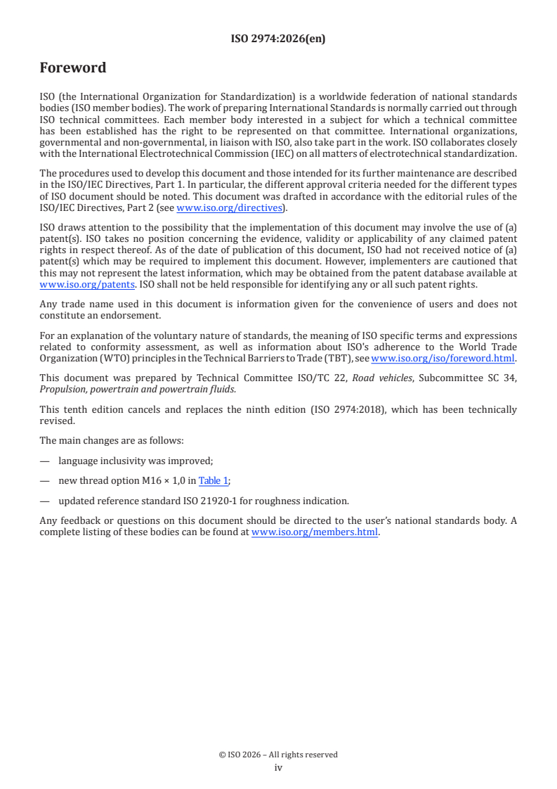 ISO 2974:2026 ISO 2974:2026 - Diesel engines — 60° concave cones for high-pressure fuel injection components - Page 4 preview