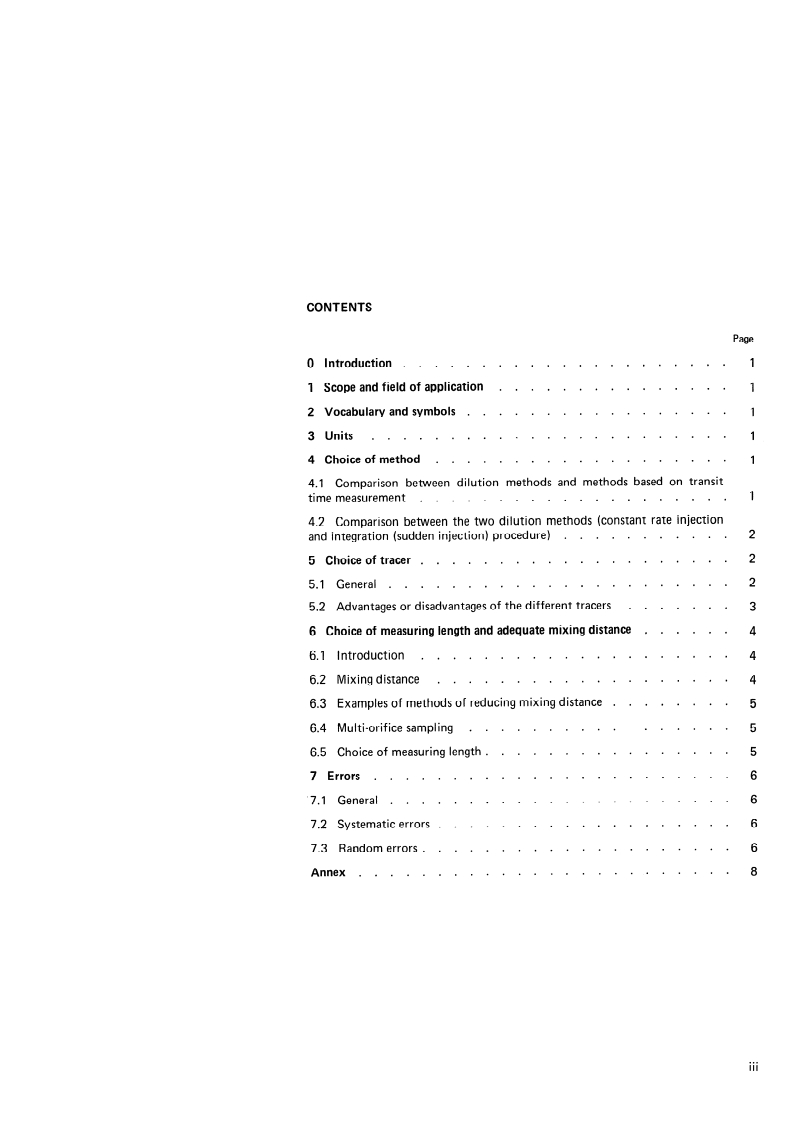SIST ISO 2975-1:1997 ISO 2975-1:1974 - Measurement of water flow in closed conduits — Tracer methods — Part 1: General/1/1974 - Page 3 preview