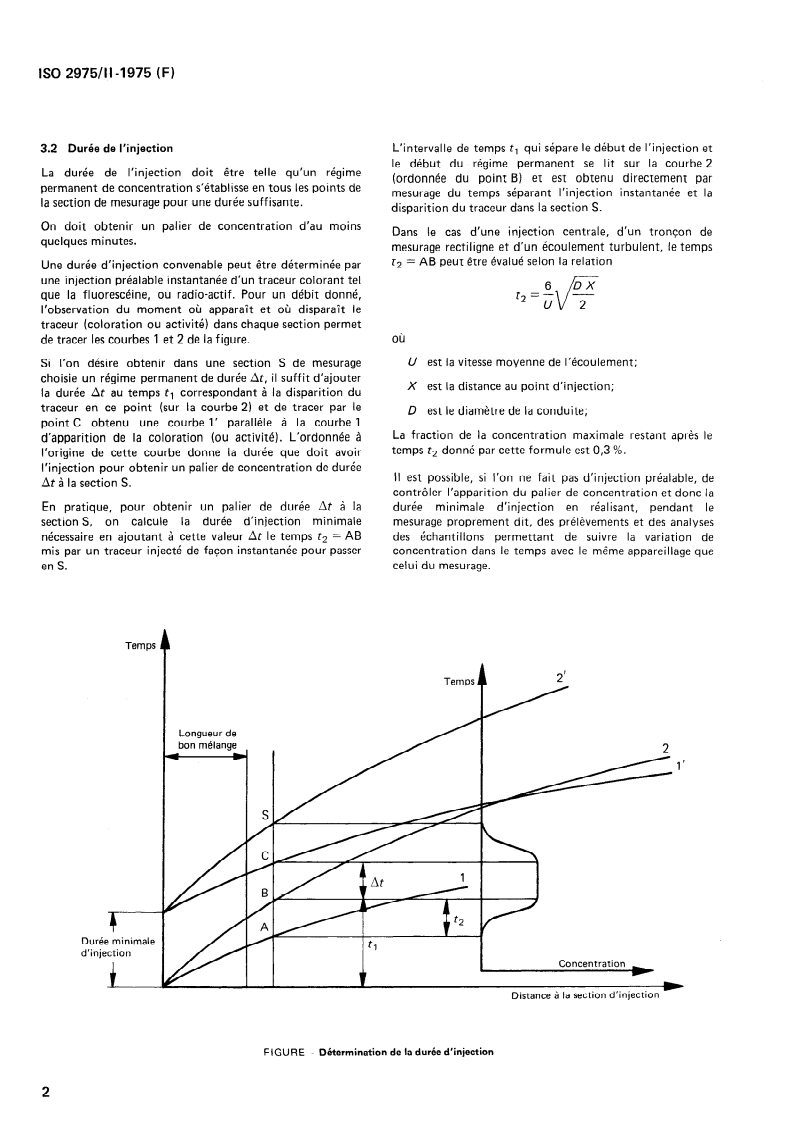 ISO 2975-2:1975 ISO 2975-2:1975 - Mesure de débit de l'eau dans les conduites fermées — Méthodes par traceurs — Partie 2: Méthode d'injection à débit constant, utilisant des traceurs non radio-actifs/1/1975 - Page 4 preview