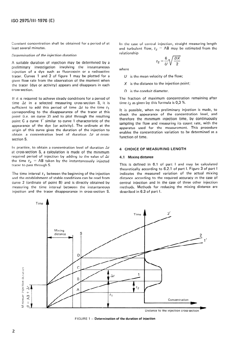 ISO 2975-3:1976 ISO 2975-3:1976 - Measurement of water flow in closed conduits — Tracer methods — Part 3: Constant rate injection method using radioactive tracers/1/1976 - Page 4 preview