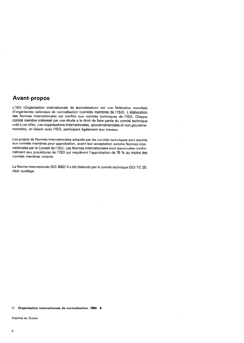 ISO 3002-4:1984 ISO 3002-4:1984 - Grandeurs de base en usinage et rectification — Partie 4: Forces, énergie et puissance/1/1984 - Page 2 preview