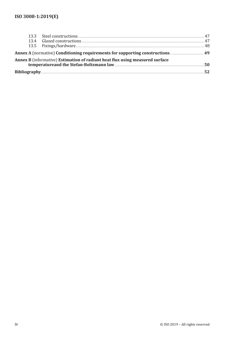 ISO 3008-1:2019 ISO 3008-1:2019 - Fire resistance tests — Door and shutter assemblies — Part 1: General requirements/30/2019 - Page 4 preview