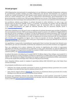 ISO 3210:2025 ISO 3210:2025 - Anodisation de l'aluminium et de ses alliages — Évaluation de la qualité des couches anodiques colmatées par mesurage de la perte de masse après immersion en solution(s) acide(s)
Released:10/16/2025 - Page 4 preview
