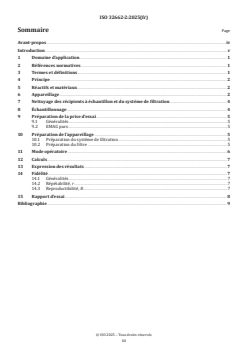 ISO 32662-2:2025 - Produits pétroliers liquides — Détermination de la contamination totale — Partie 2: Esters méthyliques d’acides gras
Released:11/28/2025 - Page 3 preview