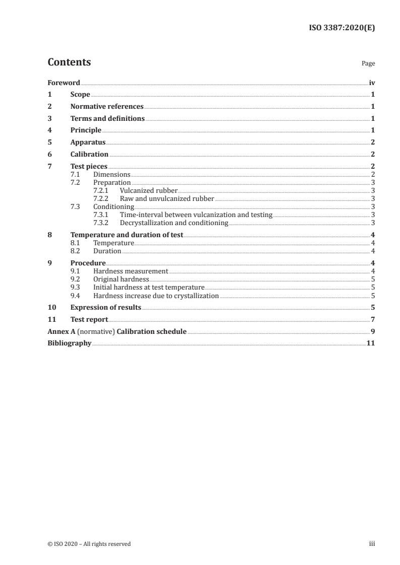 ISO 3387:2020 ISO 3387:2020 - Rubber — Determination of crystallization effects by hardness measurements/2/2020 - Page 3 preview