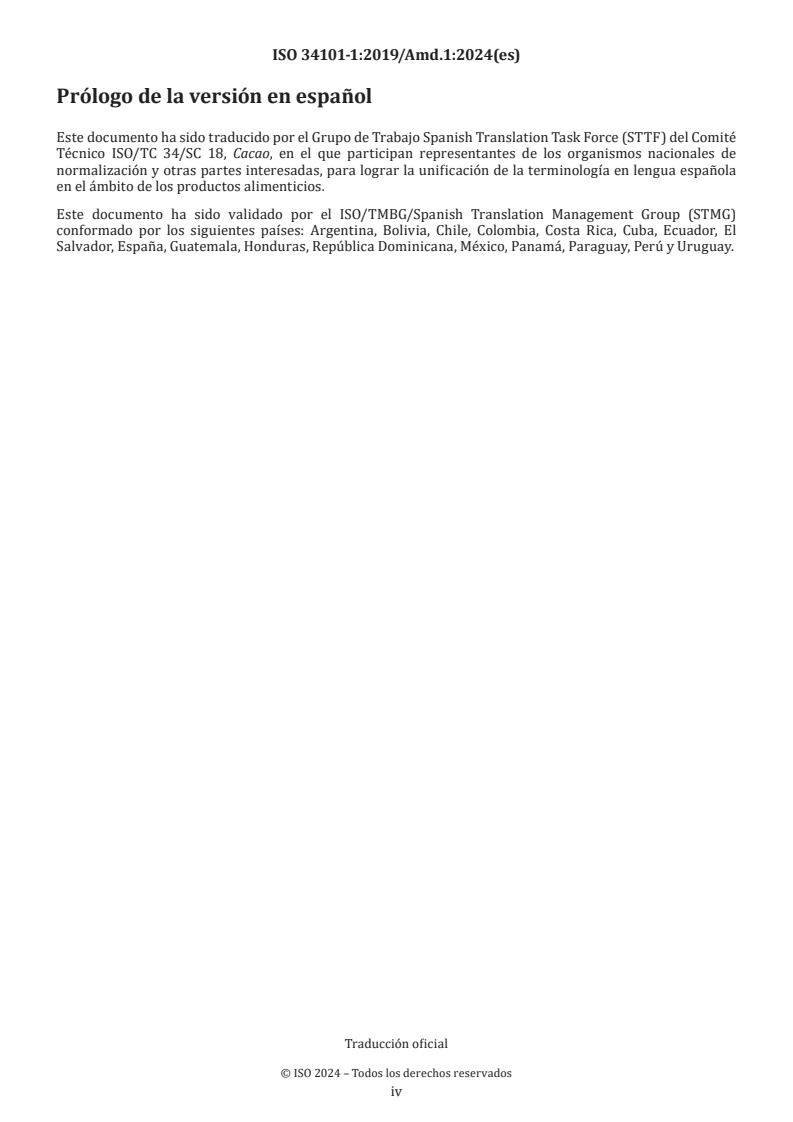 ISO 34101-1:2019/Amd 1:2024 ISO 34101-1:2019/Amd 1:2024 - Sustainable and traceable cocoa — Part 1: Requirements for cocoa sustainability management systems — Amendment 1: Climate action changes/27/2024 - Page 4 preview