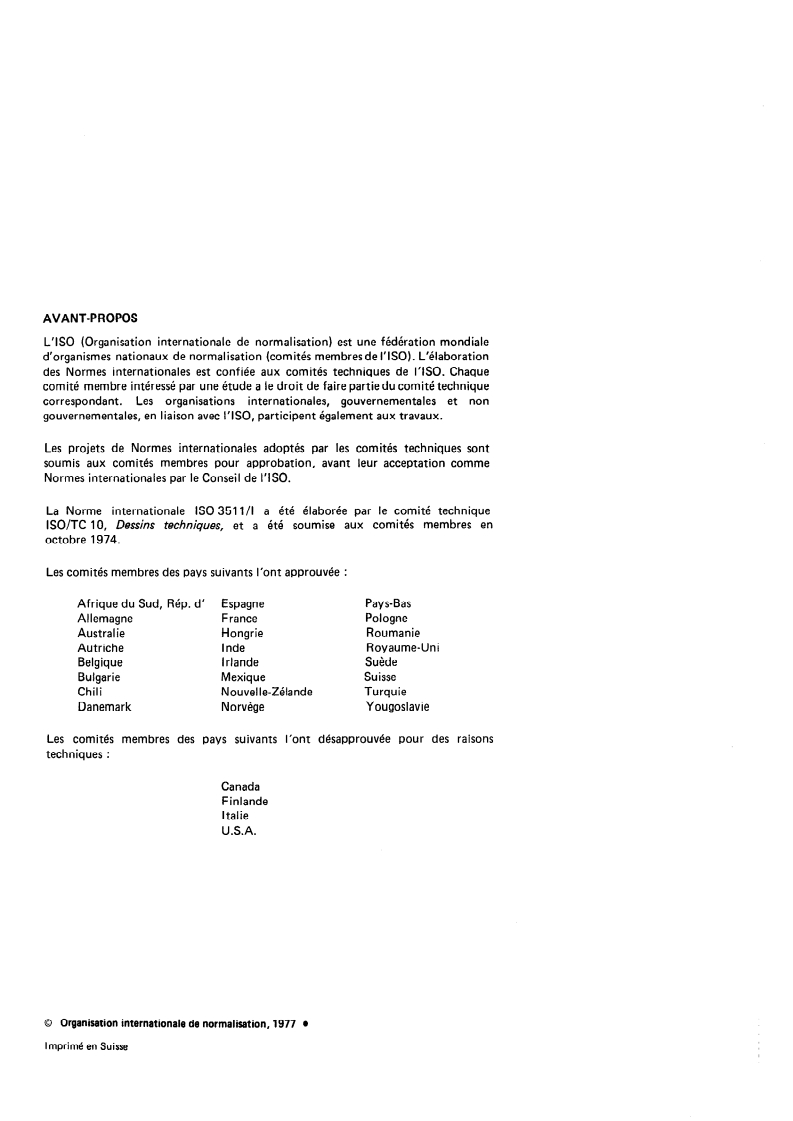 SIST ISO 3511-1:1995 ISO 3511-1:1977 - Fonctions et instrumentation pour la mesure et la régulation des processus industriels — Représentation symbolique — Partie 1: Principes de base/1/1977 - Page 2 preview
