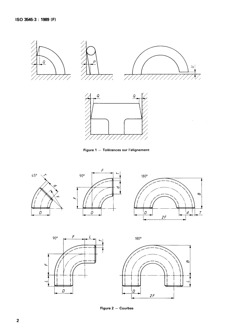 ISO 3545-3:1989 ISO 3545-3:1989 - Tubes et raccords en acier — Symboles à utiliser dans les spécifications — Partie 3: Accessoires tubulaires à section circulaire/30/1989 - Page 4 preview