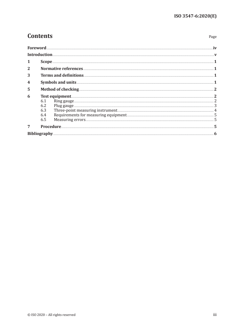 ISO 3547-6:2020 ISO 3547-6:2020 - Plain bearings — Wrapped bushes — Part 6: Checking the inside diameter/7/2020 - Page 3 preview