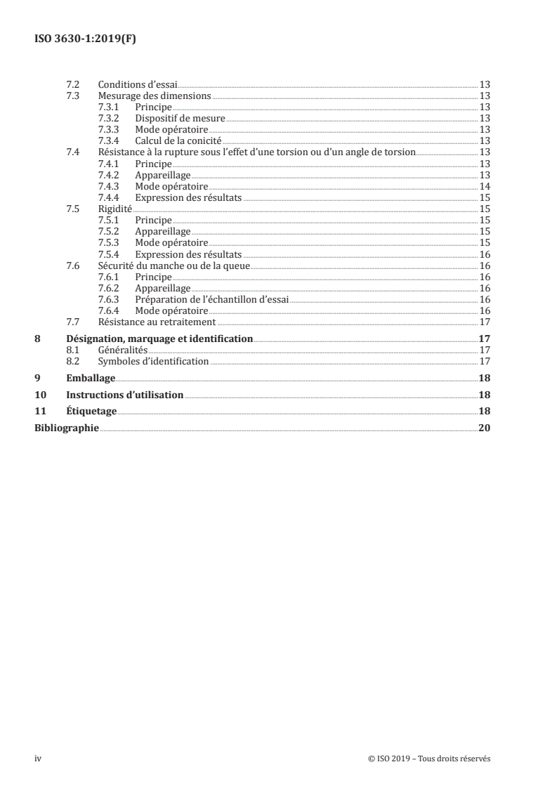 ISO 3630-1:2019 ISO 3630-1:2019 - Médecine bucco-dentaire — Instruments d'endodontie — Partie 1: Exigences générales/23/2019 - Page 4 preview