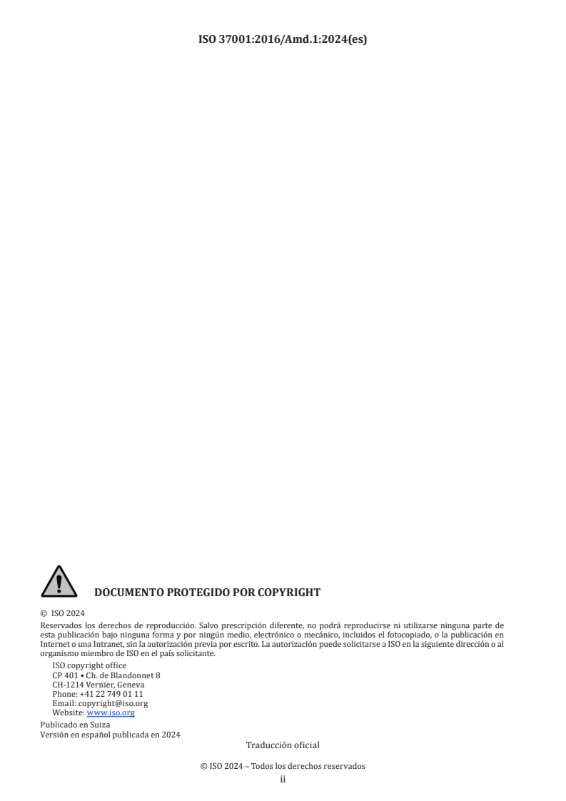 ISO 37001:2016/Amd 1:2024 ISO 37001:2016/Amd 1:2024 - Anti-bribery management systems — Requirements with guidance for use — Amendment 1: Climate action changes
Released:3/27/2024 - Page 2 preview