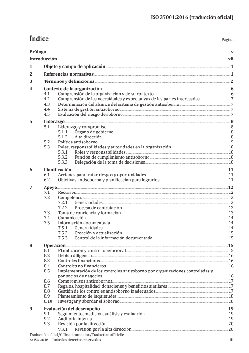 ISO 37001:2016 ISO 37001:2016 - Anti-bribery management systems — Requirements with guidance for use/29/2017 - Page 3 preview