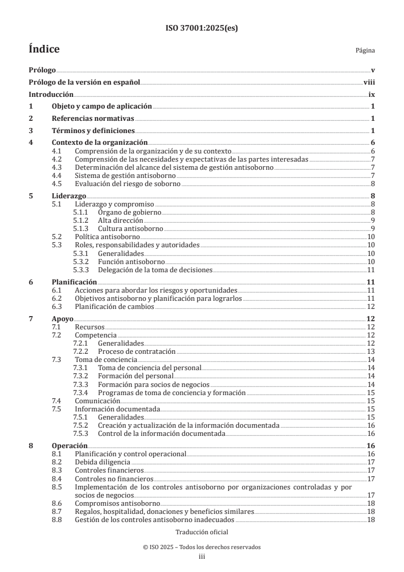 SIST ISO 37001:2025 ISO 37001:2025 - Anti-bribery management systems — Requirements with guidance for use
Released:27. 06. 2025 - Page 3 preview
