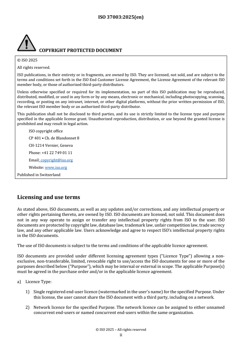ISO 37003:2025 - Fraud control management systems — Guidance for organizations managing the risk of fraud
Released:29. 05. 2025
