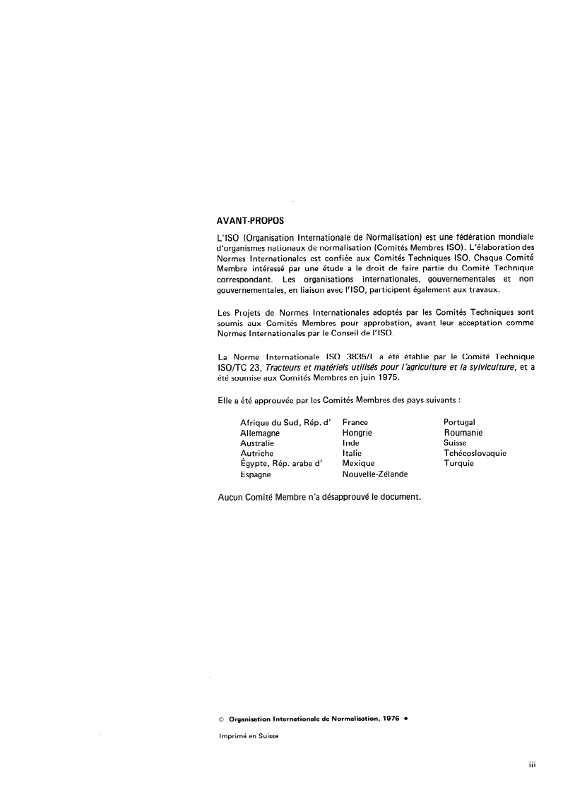 ISO 3835-1:1976 ISO 3835-1:1976 - Equipment for vine cultivation and wine making — Vocabulary/1/1976 - Page 3 preview