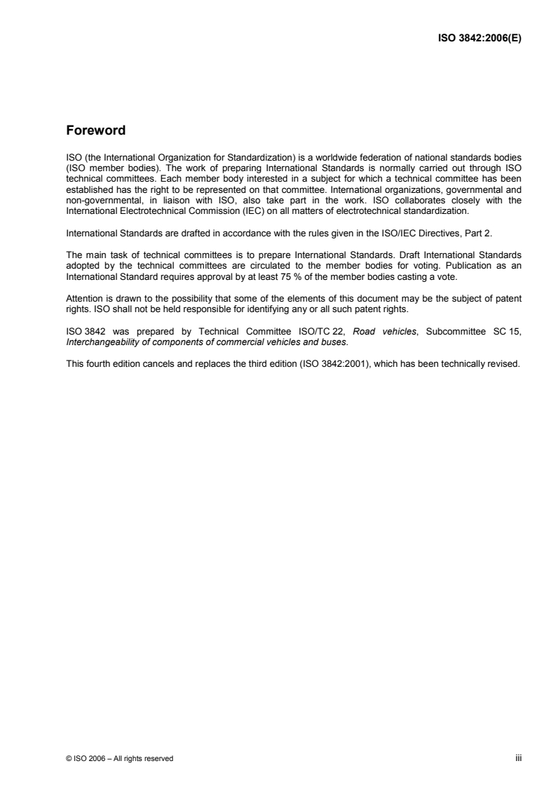 ISO 3842:2006 ISO 3842:2006 - Road vehicles — Fifth wheels — Interchangeability/7/2006 - Page 3 preview