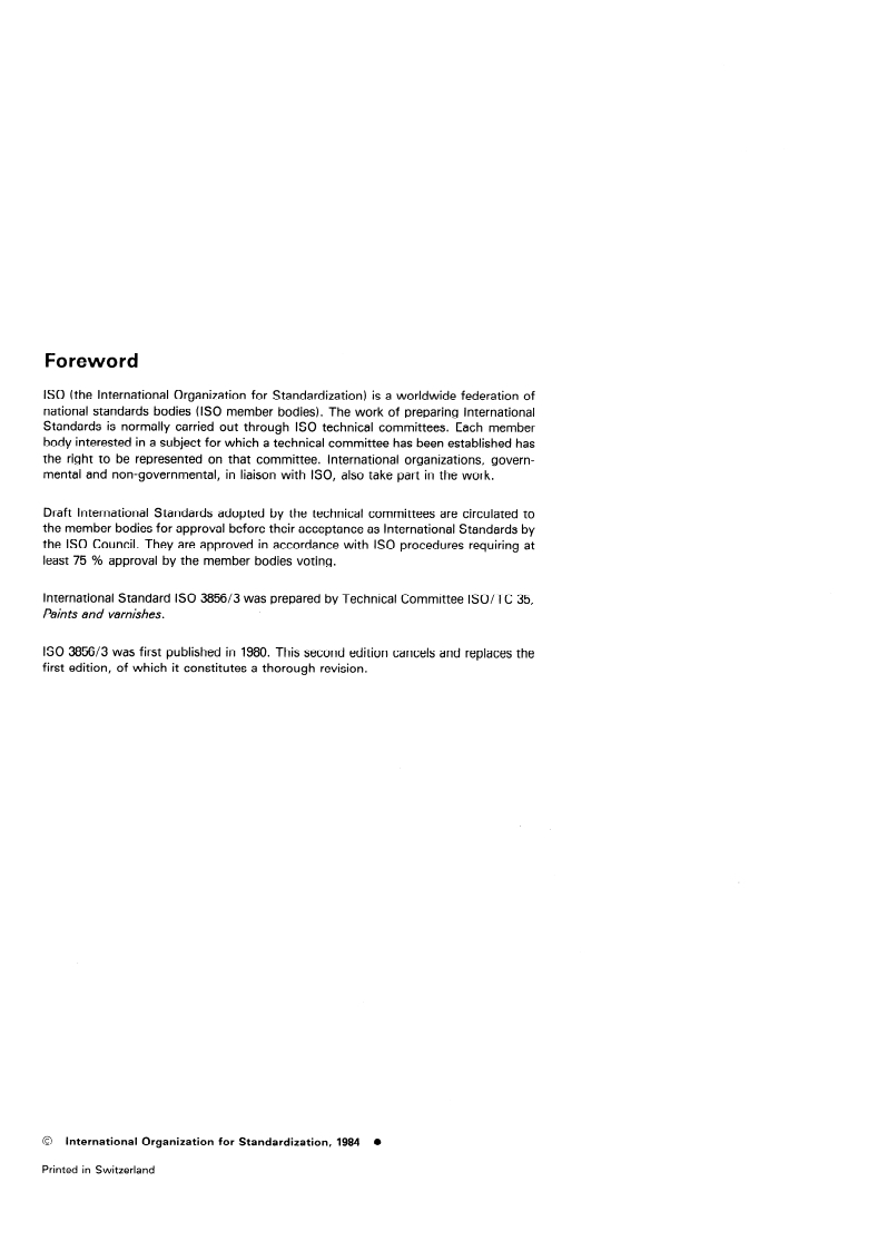ISO 3856-3:1984 ISO 3856-3:1984 - Paints and varnishes — Determination of "soluble" metal content — Part 3: Determination of barium content — Flame atomic emission spectrometric method/1/1984 - Page 2 preview