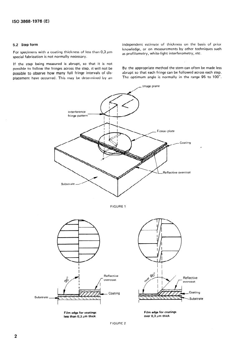 ISO 3868:1976 ISO 3868:1976 - Metallic and other non-organic coatings — Measurement of coating thicknesses — Fizeau multiple-beam interferometry method/1/1976 - Page 4 preview