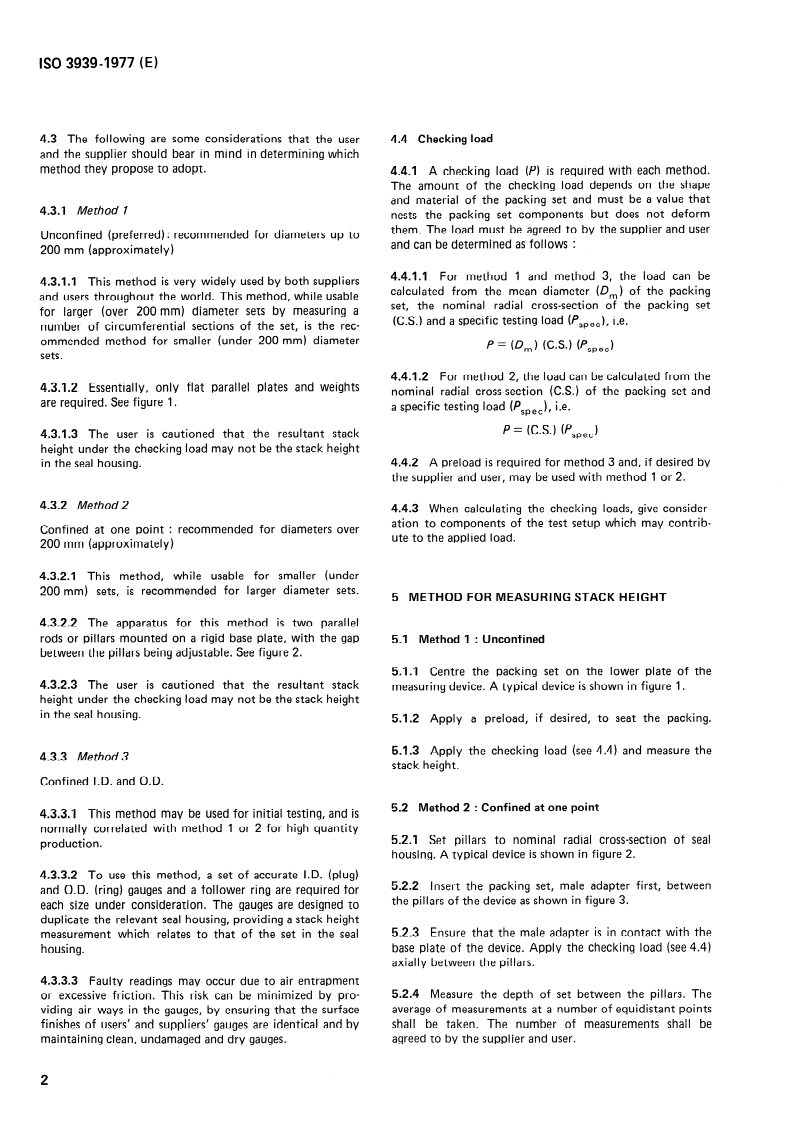 ISO 3939:1977 ISO 3939:1977 - Fluid power systems and components — Multiple lip packing sets — Methods for measuring stack heights/1/1977 - Page 4 preview