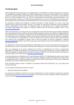 ISO 3953:2025 ISO 3953:2025 - Poudres métalliques — Détermination de la masse volumique après tassement
Released:10/10/2025 - Page 4 preview