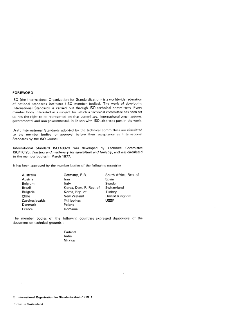 ISO 4002-1:1979 ISO 4002-1:1979 - Equipment for sowing and planting — Part 1: Concave disks type D1 — Dimensions/1/1979 - Page 2 preview