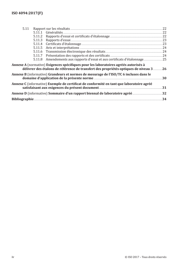 ISO 4094:2017 ISO 4094:2017 - Papiers, cartons et pâtes — Exigences générales concernant la compétence des laboratoires autorisés pour la délivrance des étalons de référence de transfert optique de niveau 3/4/2017 - Page 4 preview