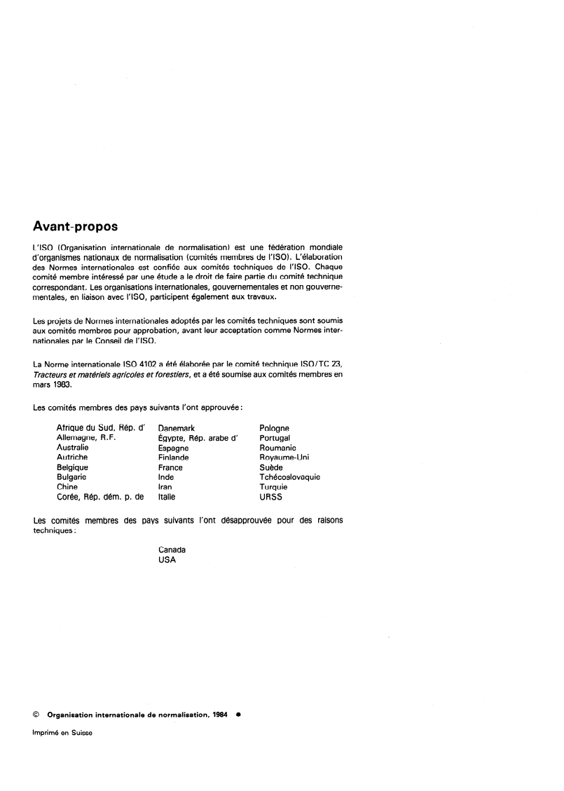 ISO 4102:1984 ISO 4102:1984 - Matériel de traitement agropharmaceutique — Pulvérisateurs — Filetages de raccordement/1/1984 - Page 2 preview