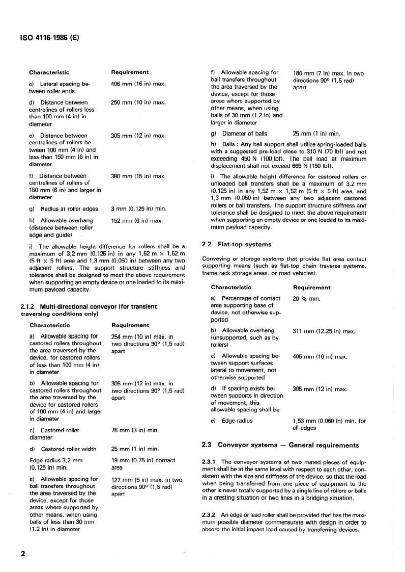 ISO 4116:1986 ISO 4116:1986 - Air cargo equipment — Ground equipment requirements for compatibility with aircraft unit load devices/17/1986 - Page 4 preview