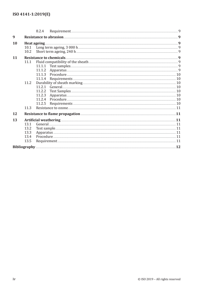 ISO 4141-1:2019 ISO 4141-1:2019 - Road vehicles — Multi-core connecting cables — Part 1: Test methods and requirements for basic performance sheathed cables
Released:4/1/2019 - Page 4 preview