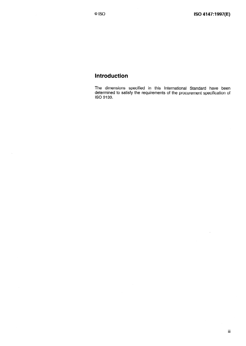 ISO 4147:1997 ISO 4147:1997 - Aerospace — Nuts, hexagonal, slotted (castellated), normal height, normal across flats, with MJ threads, classifications: 600 MPa (at ambient temperature)/120 degrees C, 600 MPa (at ambient temperature)/235 degrees C, 900 MPa (at ambient temperature)/425 degrees C, 1 100 MPa (at ambient temperature)/235 degrees C, 1 100 MPa (at ambient temperature)/315 degrees C, 1 100 MPa (at ambient temperature)/650 degrees C, 1 210 MPa (at ambient temperature)/730 degrees C, 1 250 MPa (at ambient temperature)/235 degrees C and 1 550 MPa (at ambient temperature)/600 degrees C — Dimensions/28/1997 - Page 3 preview