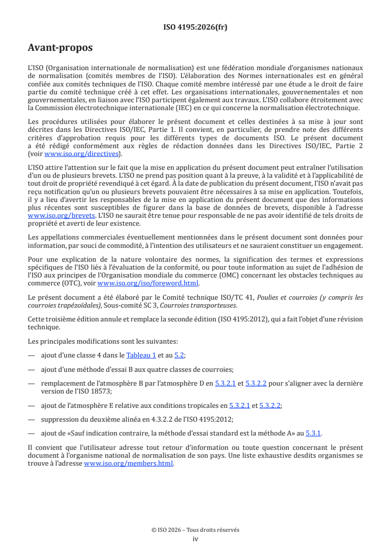 ISO 4195:2026 ISO 4195:2026 - Courroies transporteuses avec revêtements caoutchouc résistant à la chaleur — Résistance à la chaleur des revêtements — Exigences et méthodes d'essai - Page 4 preview