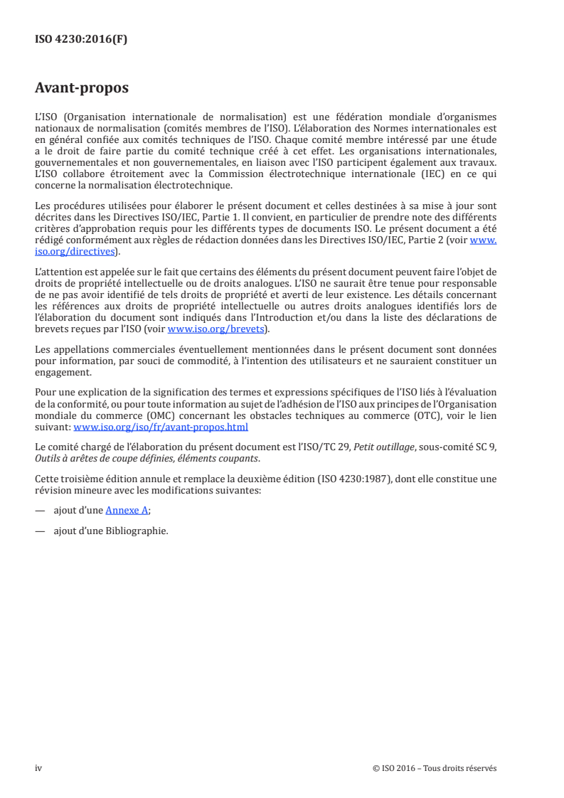 ISO 4230:2016 ISO 4230:2016 - Filières rondes de filetage, à main et à machine, pour filetages coniques de tuyauterie — Série R/6/2016 - Page 4 preview