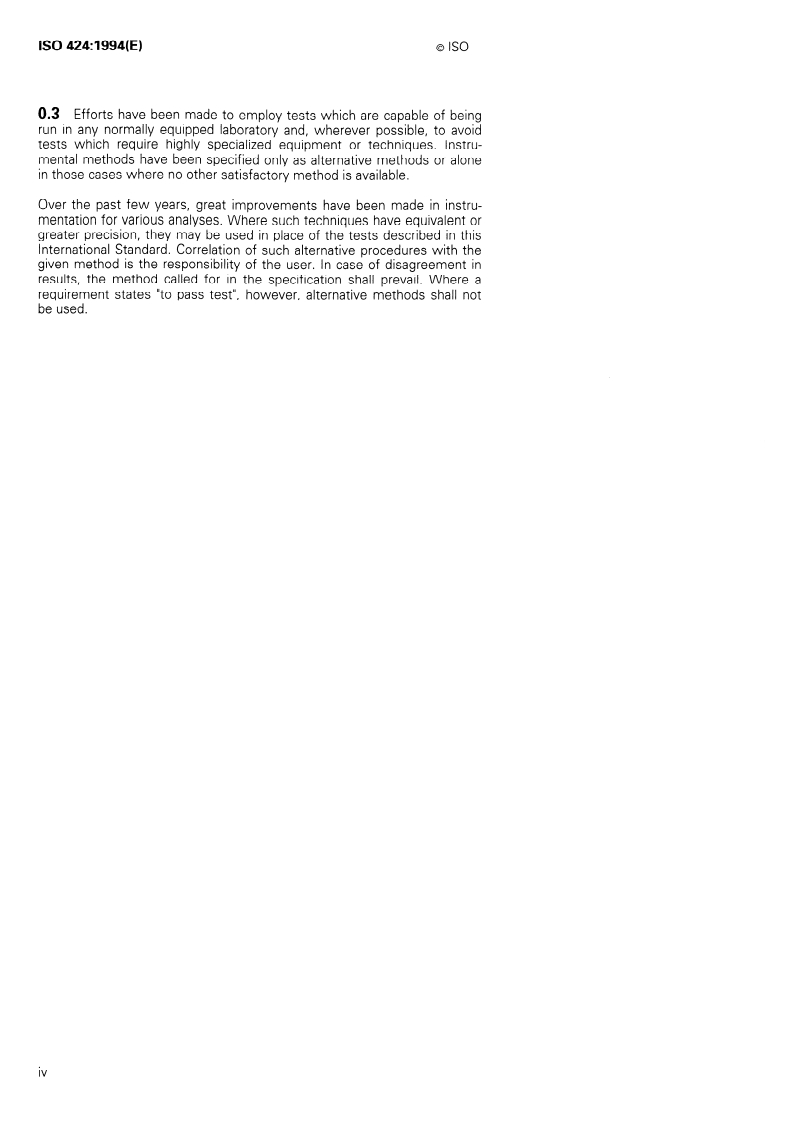 ISO 424:1994 ISO 424:1994 - Photography — Processing chemicals — Specifications for anhydrous sodium carbonate and sodium carbonate monohydrate/20/1994 - Page 4 preview