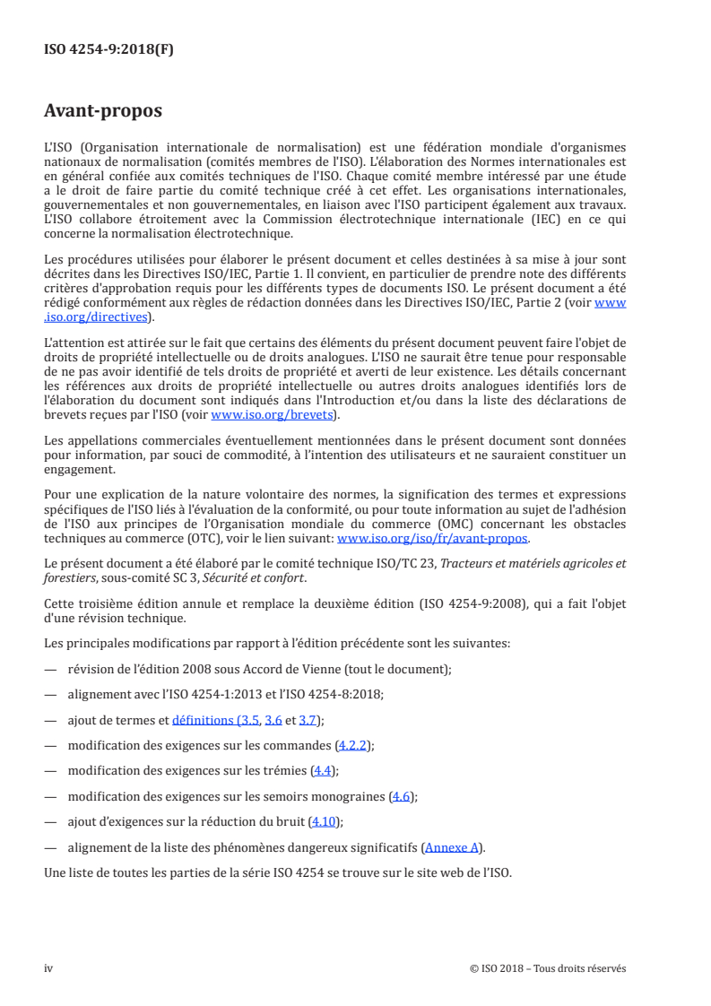 ISO 4254-9:2018 ISO 4254-9:2018 - Matériel agricole — Sécurité — Partie 9: Semoirs/27/2018 - Page 4 preview