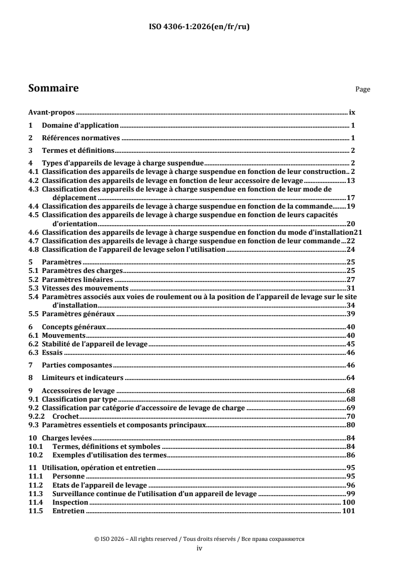 ISO 4306-1:2026 ISO 4306-1:2026 - Cranes — Vocabulary — Part 1: General - Page 4 preview
