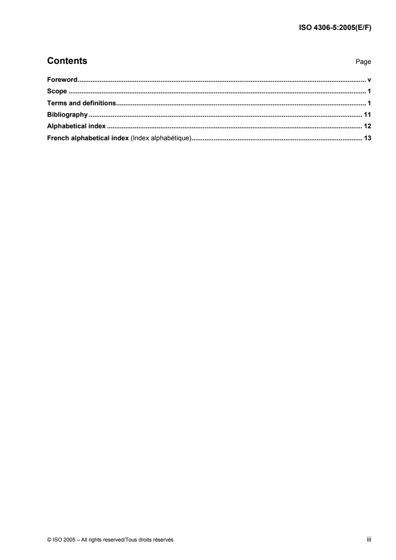 ISO 4306-5:2005 ISO 4306-5:2005 - Cranes — Vocabulary — Part 5: Bridge and gantry cranes/22/2005 - Page 3 preview