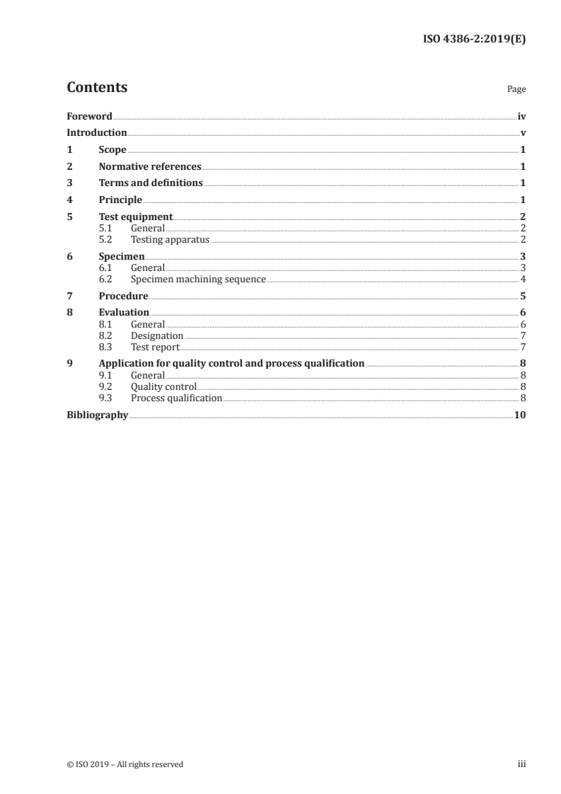 ISO 4386-2:2019 ISO 4386-2:2019 - Plain bearings — Metallic multilayer plain bearings — Part 2: Destructive testing of bond for bearing metal layer thicknesses greater than or equal to 2 mm/16/2019 - Page 3 preview