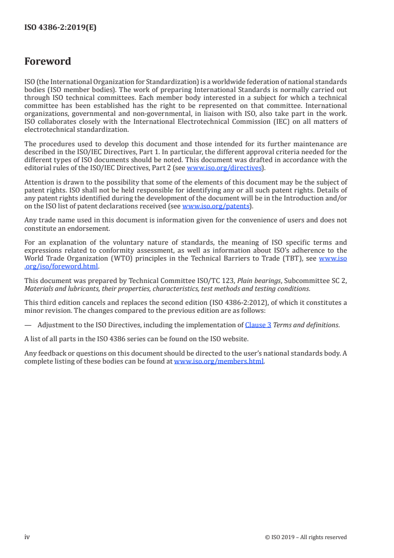 ISO 4386-2:2019 ISO 4386-2:2019 - Plain bearings — Metallic multilayer plain bearings — Part 2: Destructive testing of bond for bearing metal layer thicknesses greater than or equal to 2 mm/16/2019 - Page 4 preview