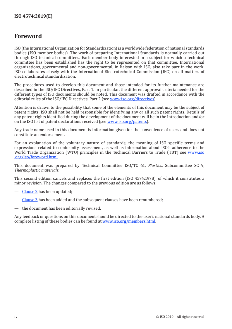 SIST ISO 4574:2023 ISO 4574:2019 - Plastics — PVC resins for general use — Determination of hot plasticizer absorption/21/2019 - Page 4 preview