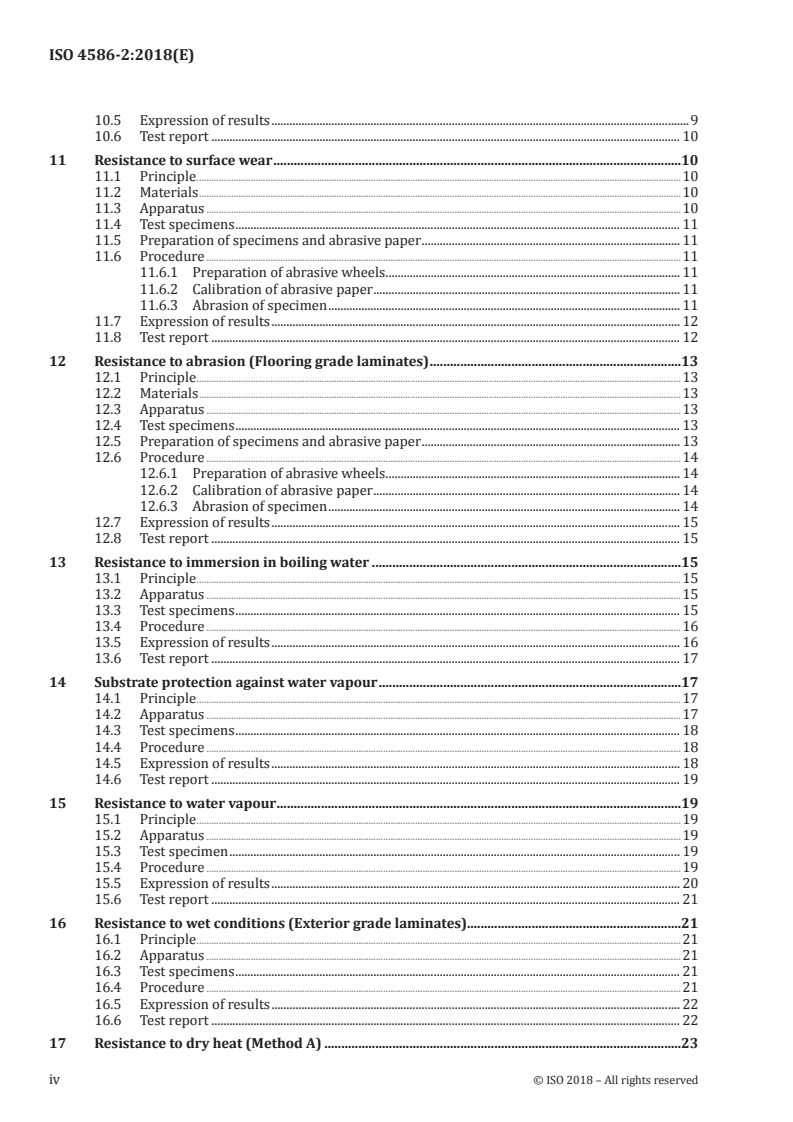 ISO 4586-2:2018 ISO 4586-2:2018 - High-pressure decorative laminates (HPL, HPDL) — Sheets based on thermosetting resins (usually called laminates) — Part 2: Determination of properties
Released:7/2/2018 - Page 4 preview
