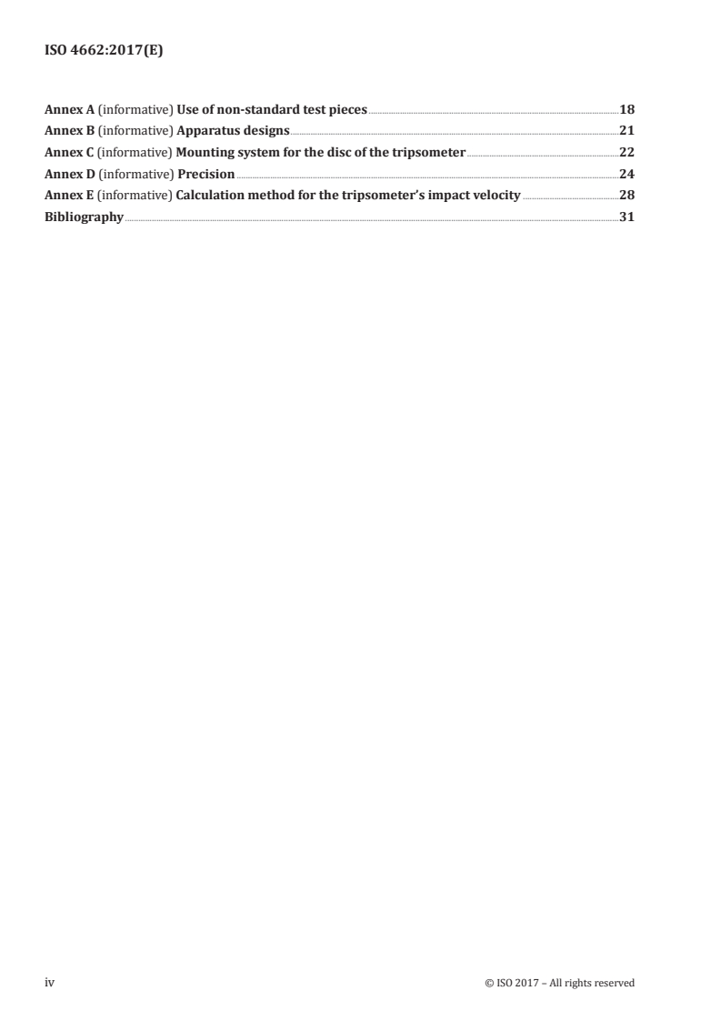 ISO 4662:2017 ISO 4662:2017 - Rubber, vulcanized or thermoplastic — Determination of rebound resilience/12/2017 - Page 4 preview
