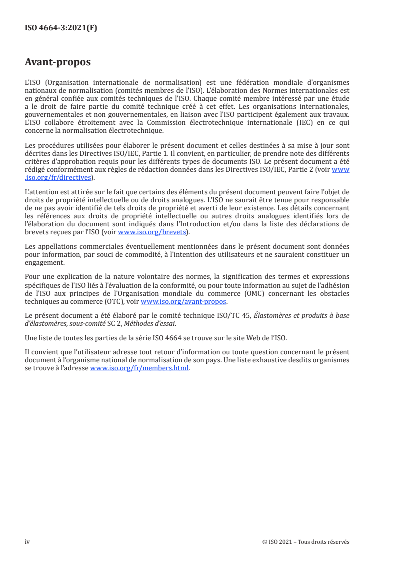 ISO 4664-3:2021 ISO 4664-3:2021 - Caoutchouc vulcanisé ou thermoplastique — Détermination des propriétés dynamiques — Partie 3: Température de transition vitreuse (Tg)/24/2021 - Page 4 preview