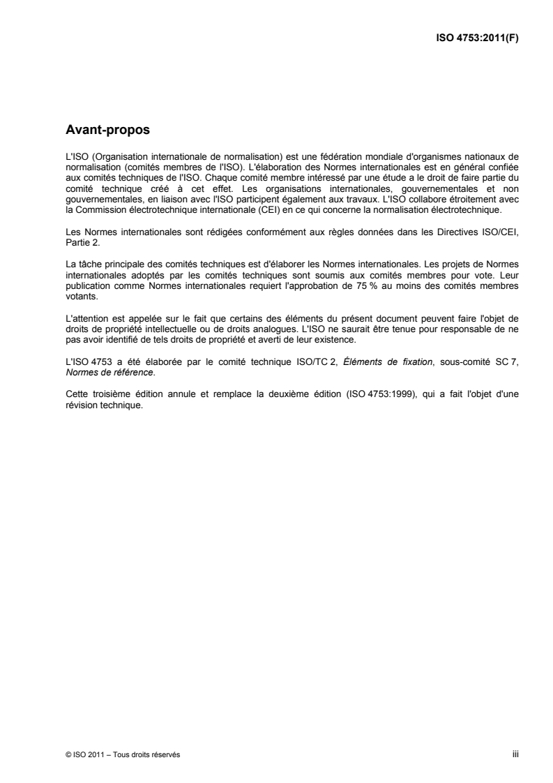 ISO 4753:2011 ISO 4753:2011 - Éléments de fixation — Extrémités des éléments à filetage extérieur métrique ISO/25/2011 - Page 3 preview