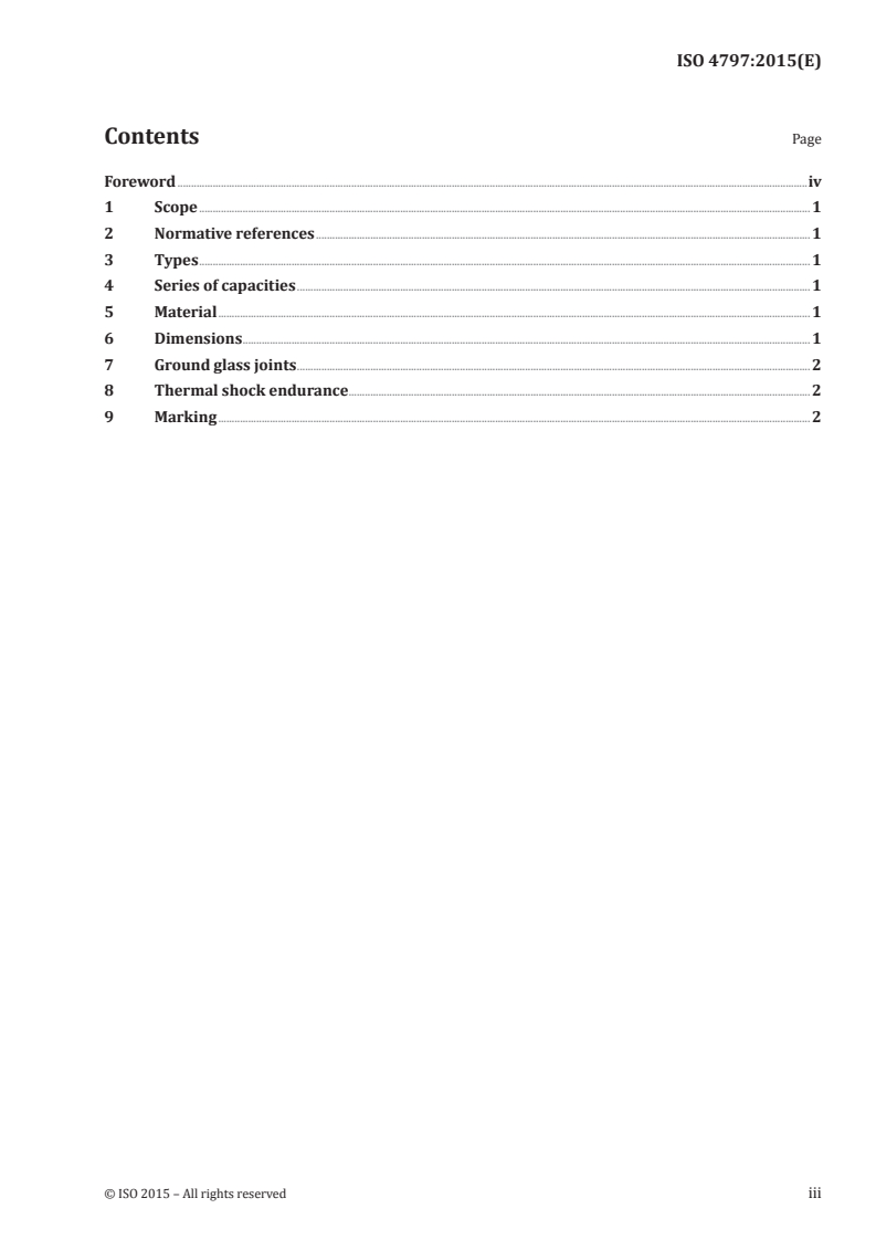 ISO 4797:2015 ISO 4797:2015 - Laboratory glassware — Boiling flasks with conical ground joints/14/2015 - Page 3 preview