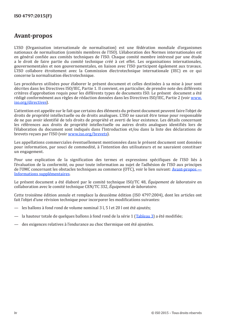 ISO 4797:2015 ISO 4797:2015 - Verrerie de laboratoire — Fioles coniques et ballons à joint conique rodé/14/2015 - Page 4 preview