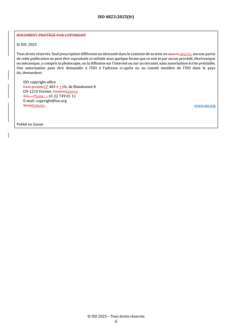 REDLINE ISO 4823:2025 - Médecine bucco-dentaire — Produits pour empreintes et matériaux pour enregistrement des rapports intermaxillaires à base d’élastomères
Released:22. 08. 2025
