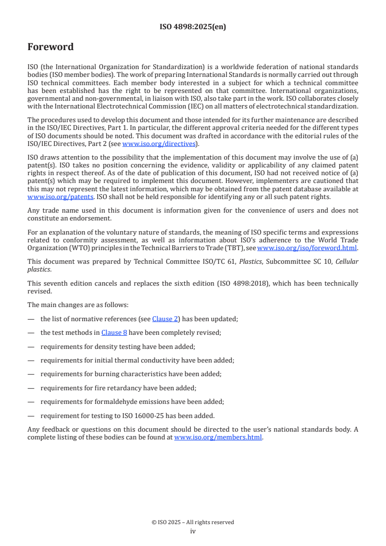 ISO 4898:2025 ISO 4898:2025 - Rigid cellular plastics — Thermal insulation products for buildings — Specifications
Released:10/13/2025 - Page 4 preview